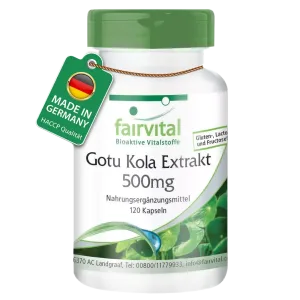 FAIRVITAL GOTU KOLA 500MG ZA ZDRAVLJE KOŽE 90 KAPSULA