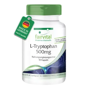 FAIRVITAL L-TRIPTOPHAN 500MG KAPSULE ZA MIRAN SAN I RASPOLŽENJE A90