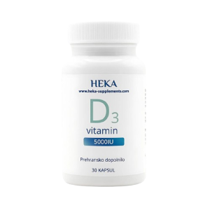 HEKA VITAMIN D3 5000IU 30 KAPSULA