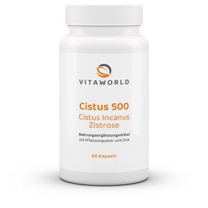 VITAWORLD CISTUS -BUŠIN 500MG KAPSULE ZA IMUNITET A60