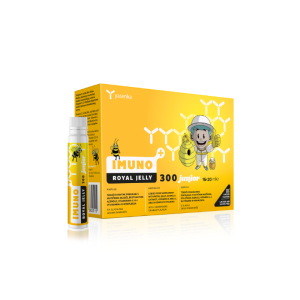 YASENKA IMUNO ROYAL JELLY 300 MATIČNA MLIJEČ U AMPULAMA ZA JAČANJE IMUNITETA 16 AMPULA