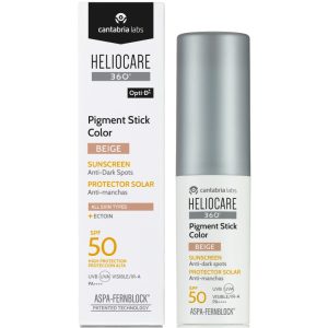 HELIOCARE 360° PIGMENT STICK COLOR SPF50 OBOJANI STIK ZA PREKRIVANJE TAMNIH MRLJA I ZAŠTITU OD SUNCA 10G