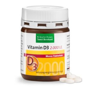 SANCT BERNHARD VITAMIN D3 2000IU ZA ZDRAVE KOSTI 120 TABLETA