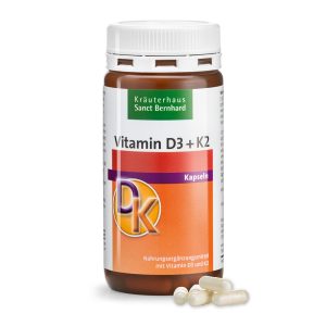 SANCT BERNHARD VITAMIN D3 1000IU + VITAMIN K2 ZA ZDRAVE KOSTI 180 KAPSULA