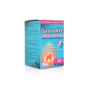 AVE GASTROAVE TABLETE ZA ŽVAKANJE KOD PROBAVNIH TEGOBA A20