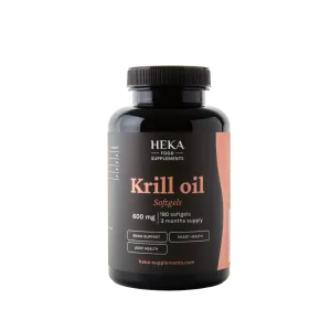 HEKA KRILL ULJE 600MG ZA ZDRAVO SRCE I KRVNE ŽILE 180 KAPSULA