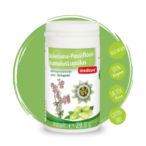 MEDICURA VALERIJANA+PASIFLORA +HMELJ KAPSULE ZA OPUŠTANJE I KOD NESANICE A60