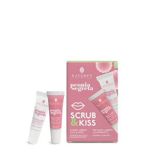 NATURE'S PEONIA SEGRETA SCRUB AND KISS SET ZA USNE 10ML+10ML