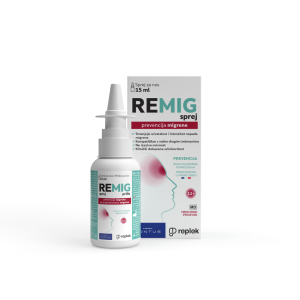 REMIG SPREJ ZA NOS ZA PREVENCIJU MIGRENE 15ML