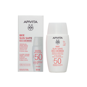 APIVITA BEE SUN SAFE DAILY AGE REPAIR SPF50 ANTI AGE FLUID ZA ZAŠTITU OD SUNCA 50ML