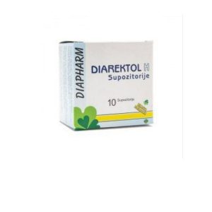 DIAPHARM DIAREKTOL H ČEPIĆI KOD HEMOROIDA A10