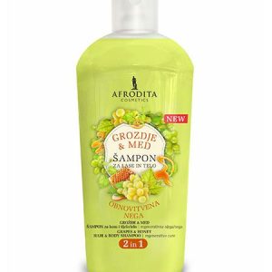 AFRODITA GROŽĐE & MED ŠAMPON ZA SUHU KOSU I TIJELO 1L