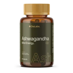 DIAPHARM MIND ENERGY  ASHWAGANDHA+PERUANSKA MACA KAPSULE ZA ENERGIJU I MENTALNU SNAGU A60