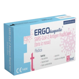 ERGO DIAGNOSTIC BRZI TEST ZA BRZI TEST SARS-COV-2 (BRIS NOSA) ANTIGEN RAPID PLOČICA A1