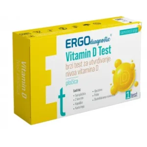 ERGO DIAGNOSTIC BRZI TEST ZA UTVRĐIVANJE NIVOA VITAMINA D3 PLOČICA A1