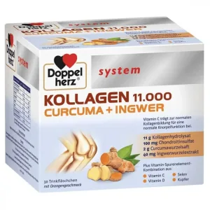 DOPPELHERZ SYSTEM KOLAGEN 11.000 +KUTKUMA+ĐUMBIR 30 BOČICA