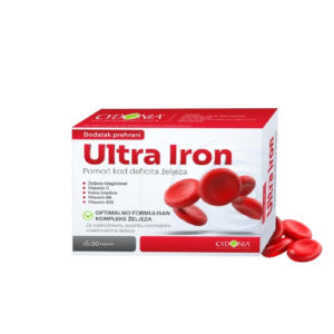 CYDONIA ULTRA IRON ŽELJEZO BISGLICINAT 30 KAPSULA
