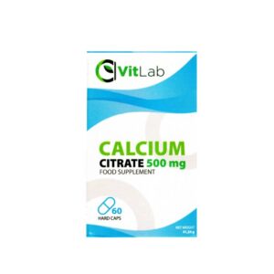 VITLAB KALCIJ CITRAT 500MG 60 KAPSULA