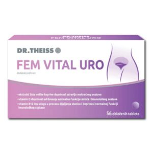 DR THEISS FEM VITAL URO ZA POMOĆ KOD INKONTINENCIJE 56 TABLETA