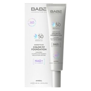 LABORATORIOS BABE COLOR FIT FOUNDATION MINERALNI TONIRANI FLUID SPF50 40ML