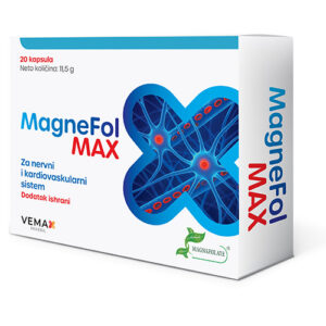 MAGNEFOL MAX KAPSULE MAGNEZIJEVOG BISGLICINATA A30