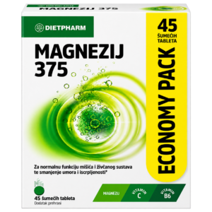 DIETPHARM MAGNEZIJ 375 ŠUMEĆE TABLETE A 45