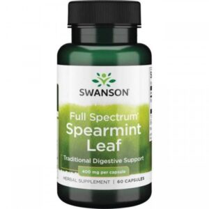 SWANSON SPEARMINT LEAF ZELENA METVICA 400MG KAPSULE KOD PROBAVNIH TEGOBA A60