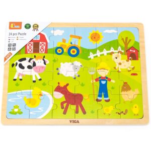 VIGA PUZZLE FARMA DOMAĆE ŽIVOTINJE A24