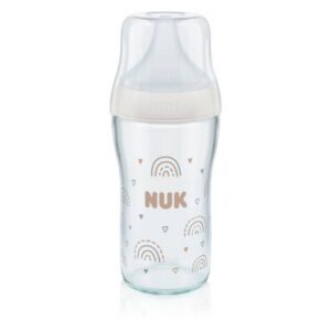 NUK PERFECT MATCH BOČICA STAKLENA SILIKON S INDIKATOROM TEMPERATURE 230ML